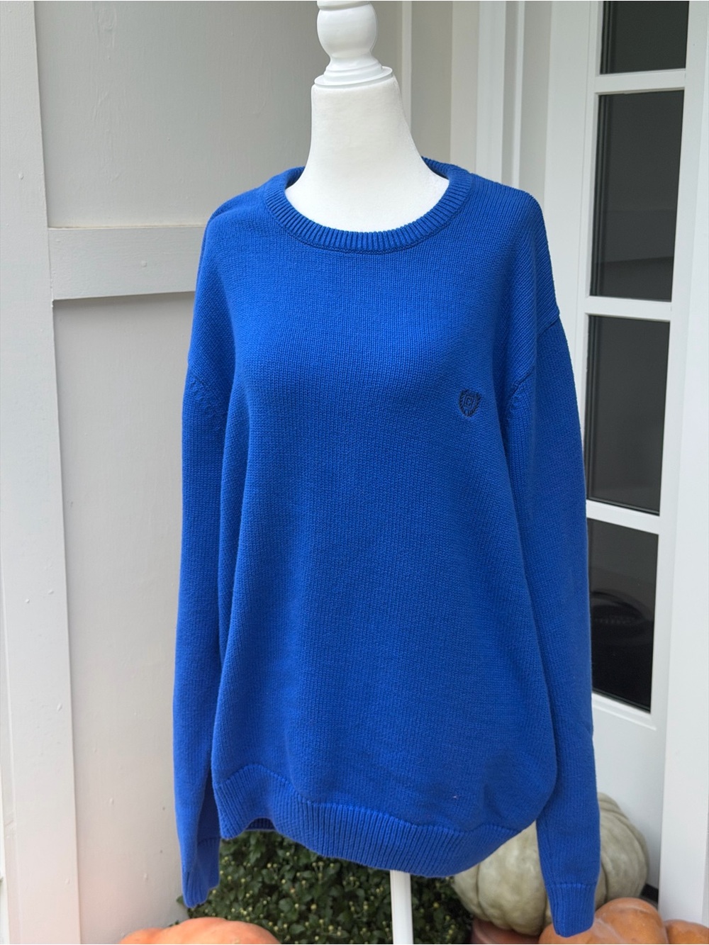 Chaps Royal Blue Crewneck Sweater